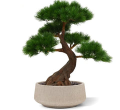 Kunst Bonsai Pinus boom 80 cm met 5 lagen UV-beschermd