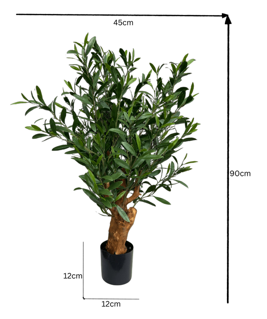 Olijf Bonsai kunstboom Deluxe 90cm UV