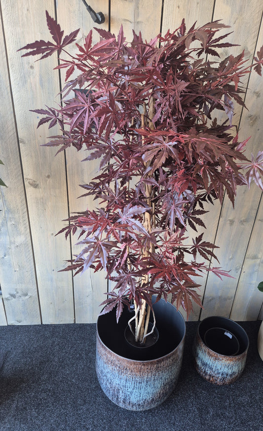 Acer Kunstboom 145 cm Burgundy – Showroom Editie (incl. styling)