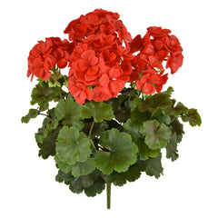 Kunst Geranium XL rood, uv-bestendig voor buiten