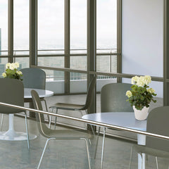 Geranium kunstboeket 38cm Wit UV