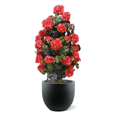 Geranium piramide rood UV kunstplant 110cm