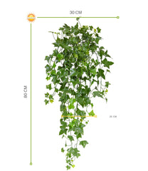 Kunst klimop hangplant voor buiten 80 cm UV-bestendig