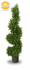 Kunst buxus Spiraalboom voor buiten 100 cm UV-bestendig