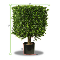Kunst buxus Kubus 30 cm UV-bescherming voor buiten