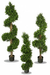 Kunst buxus Spiraalboom voor buiten 100 cm UV-bestendig