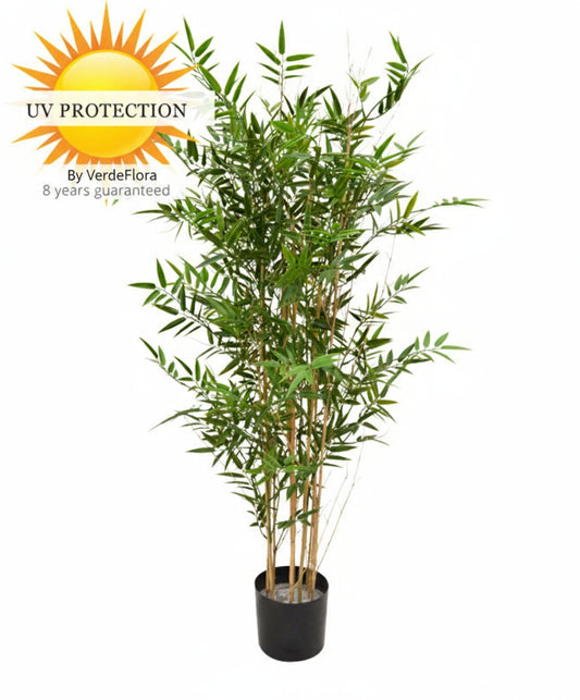 Hoge kunst Bamboeplant 120 cm UV-beschermd