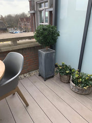 Kunst Ilex bol 55 cm met UV bescherming