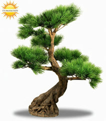 Kunst Bonsai Pinus boom 80 cm met 5 lagen UV-beschermd