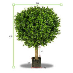 Kunst Buxusbol voor buiten 80 cm UV beschermd