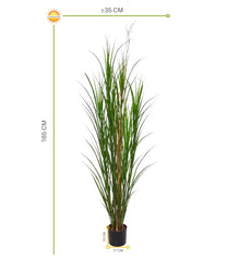 Kunst rietplant voor buiten 165 cm UV-bestendig