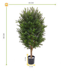 Kunstheester Taxus 90 cm UV