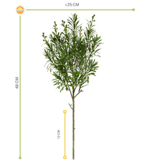 Crossostephium Kunsttak 45 cm UV