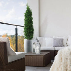 Kunst conifeer voor buiten 150 cm UV-bestendig