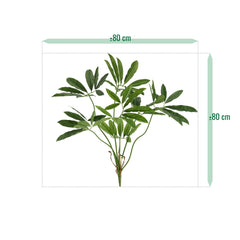 Philodendron Fun Bun Kunstplant 80cm Deluxe