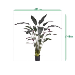 Red Calathea Luthea Kunstplant 140cm