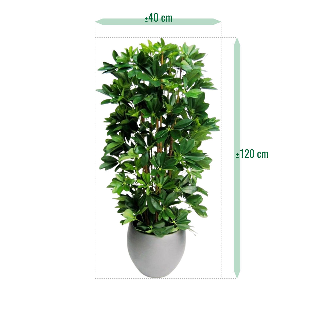 Schefflera kolom kunstplant 120cm
