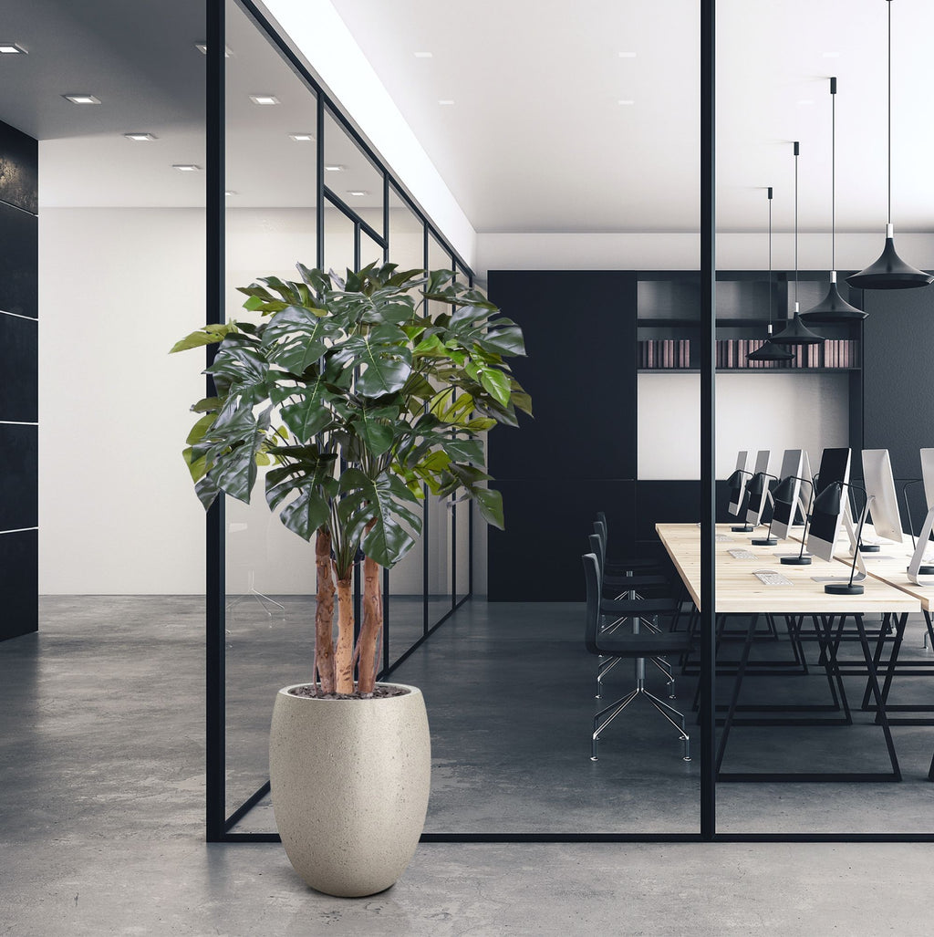 Monstera Kunstplant Deluxe 120cm op stam