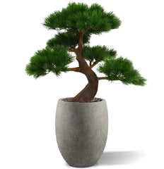Kunst Bonsai Pinus boom 80 cm met 5 lagen UV-beschermd 
