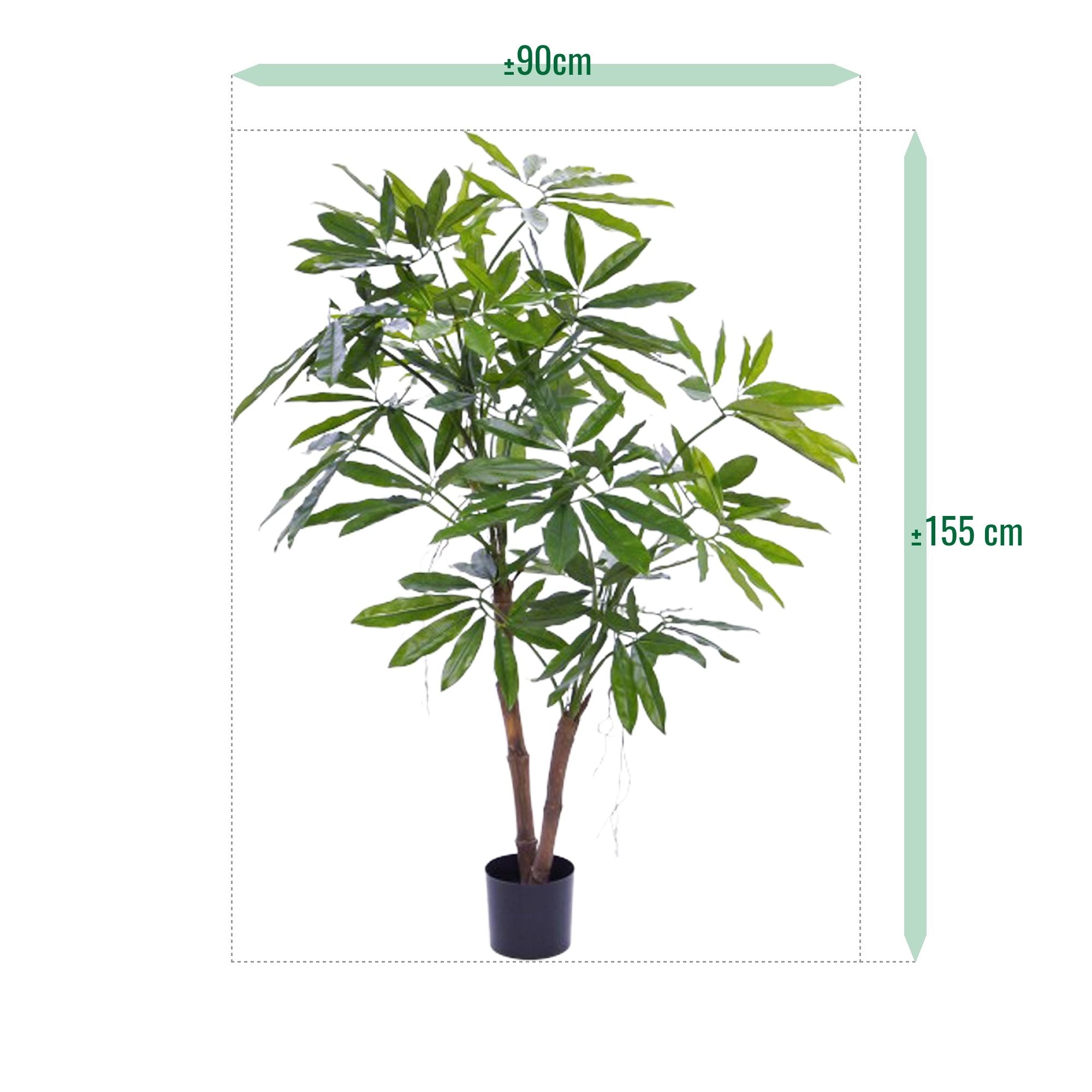 Philodendron Fun Bun Kunstplant 155cm