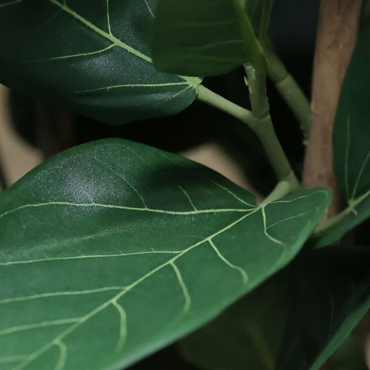 Ficus Audrey kolom Kunstplant Deluxe 155cm