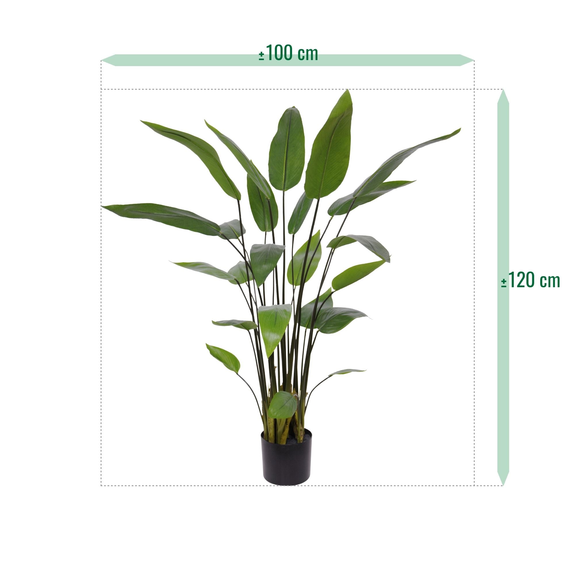 Water Canna Kunstplant 120cm