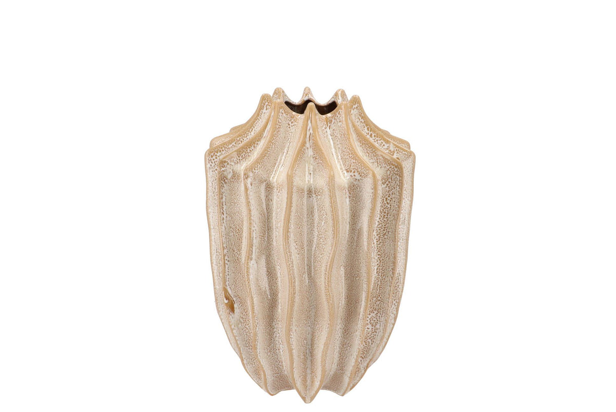 Juna vaas lang Zand / Paars 19x19x25cm