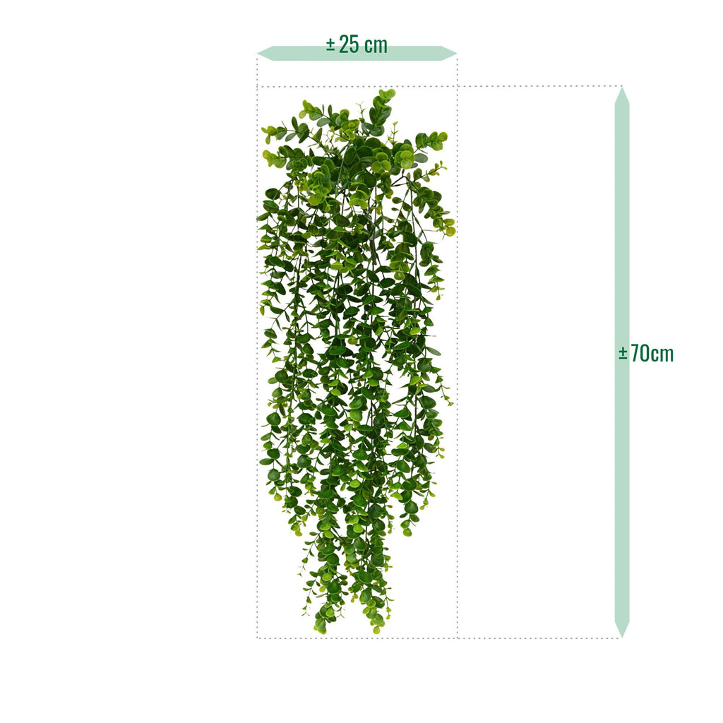 Eucalyptus kunst hangplant 70cm