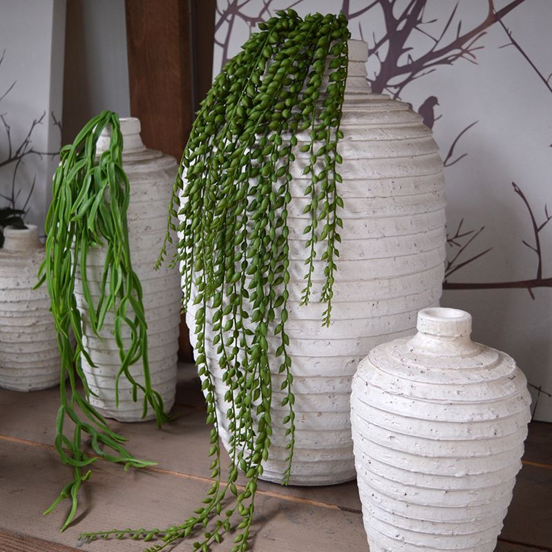 Senecio Pearl kunst hangplant 100cm