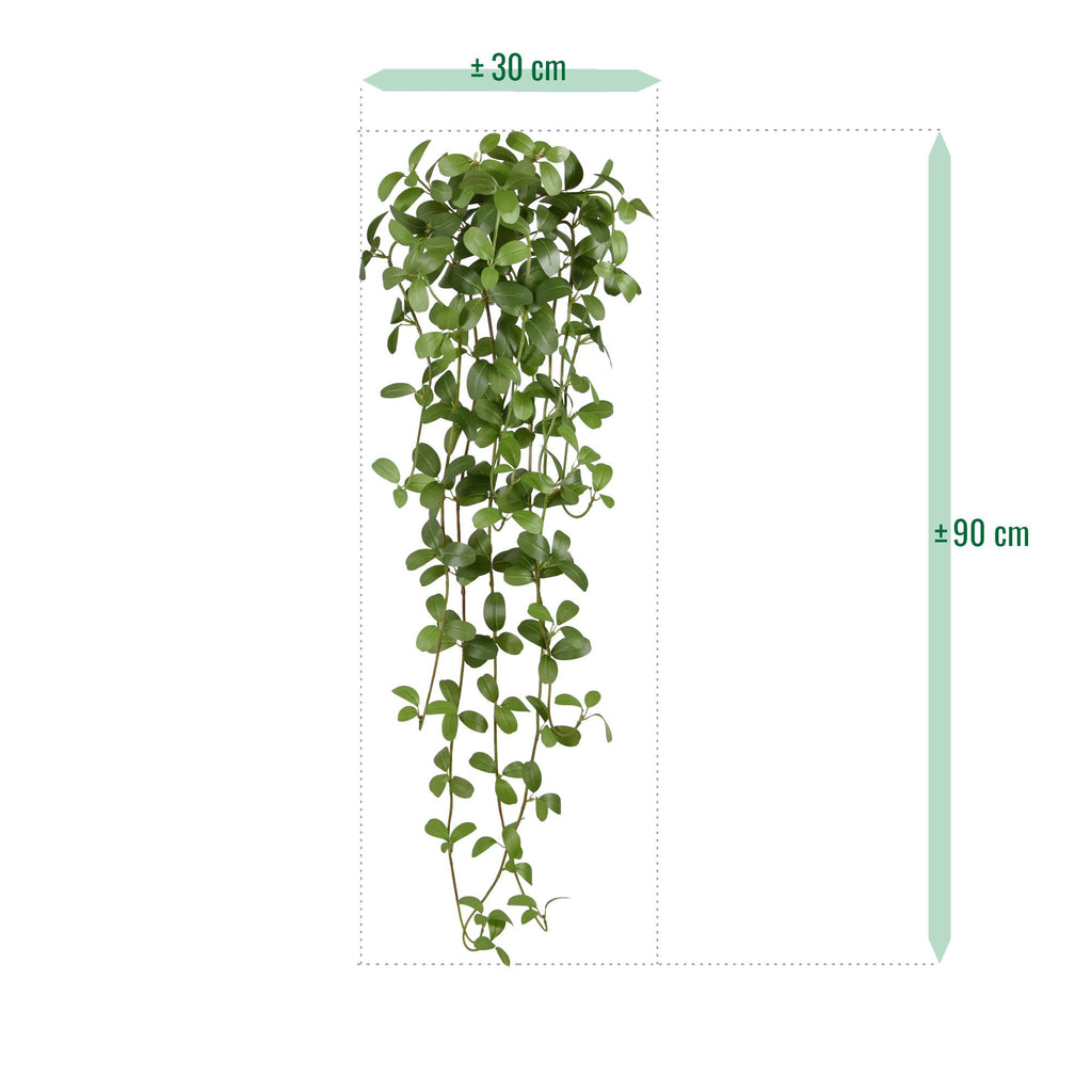 Tradescantia kunst hanger 90cm - bont