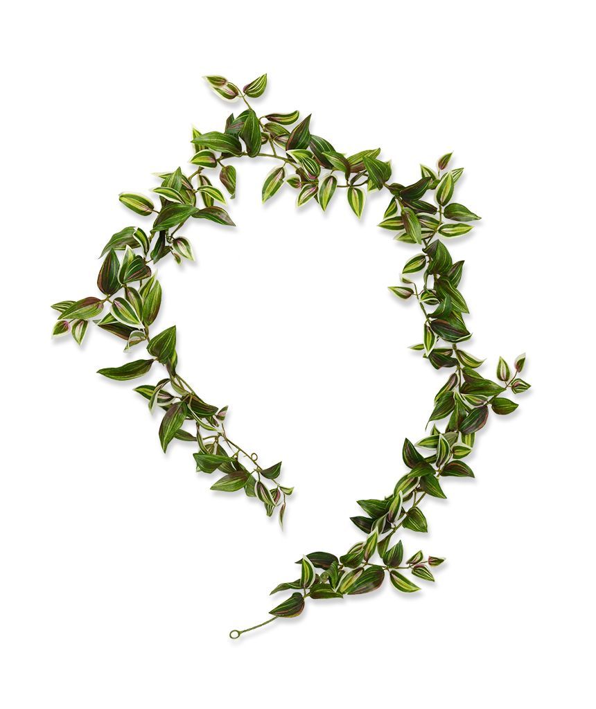 Tradescantia kunst Guirlande 180cm - bont