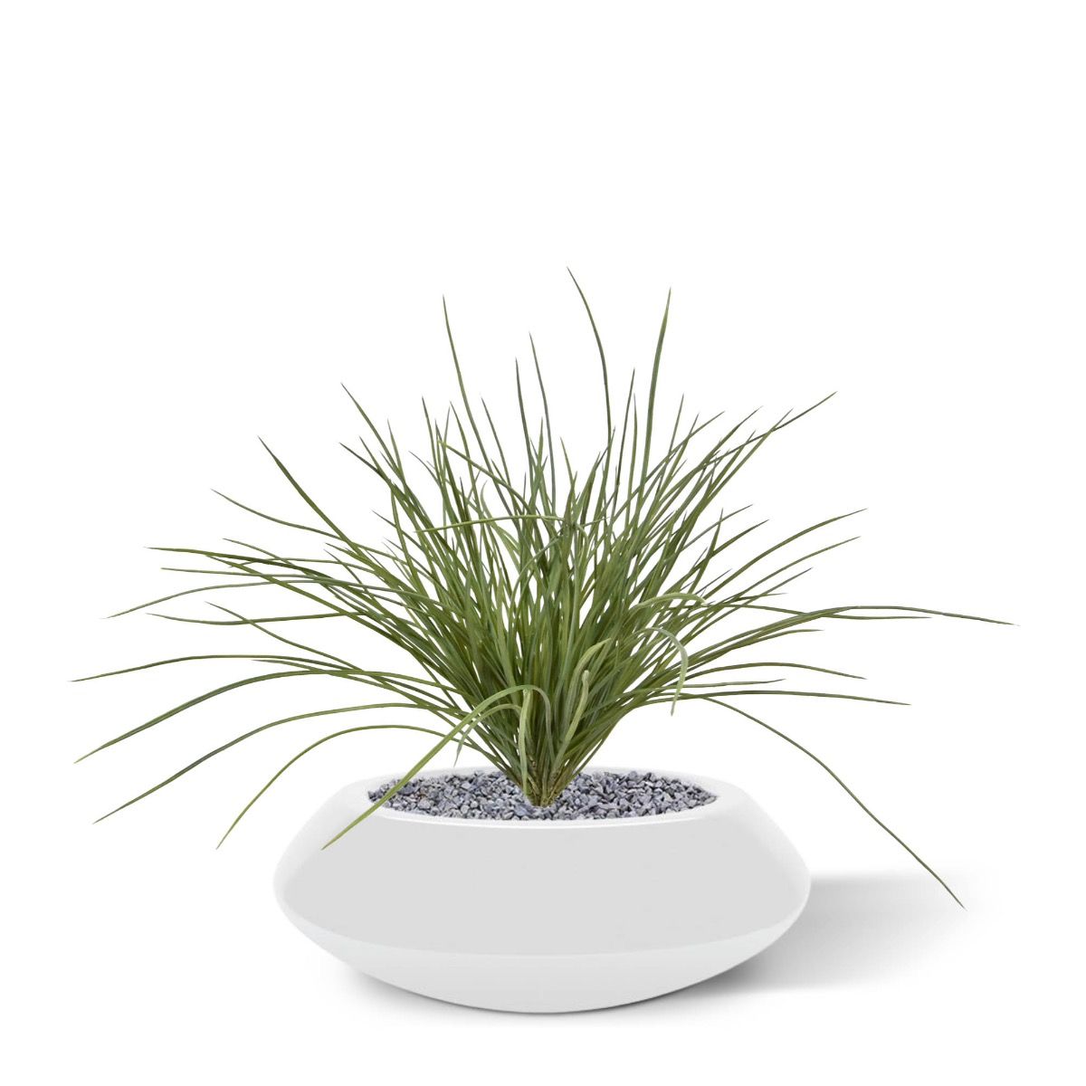 Kunst Grasplant Wide 40cm - groen (met kweekpotje)