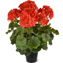 Kunst Geranium XL rood, uv-bestendig voor buiten 