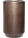 Baq Gradient Cylinder Matt Coffee / Gold (met inzetbak) 40x60cm