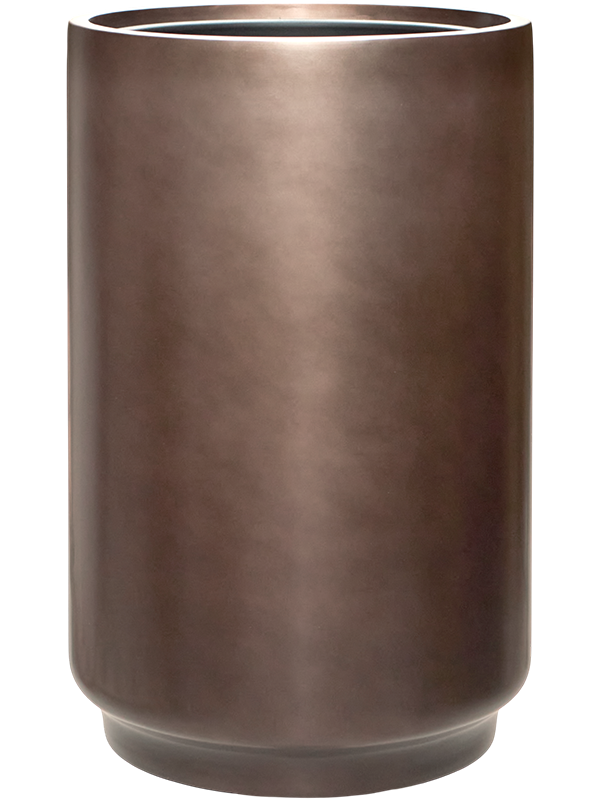 Baq Gradient Cylinder Matt Coffee / Gold (met inzetbak) 40x60cm