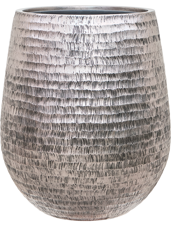 Baq Opus Hammered Darcy Zilver 59x69cm (met inzetbak)