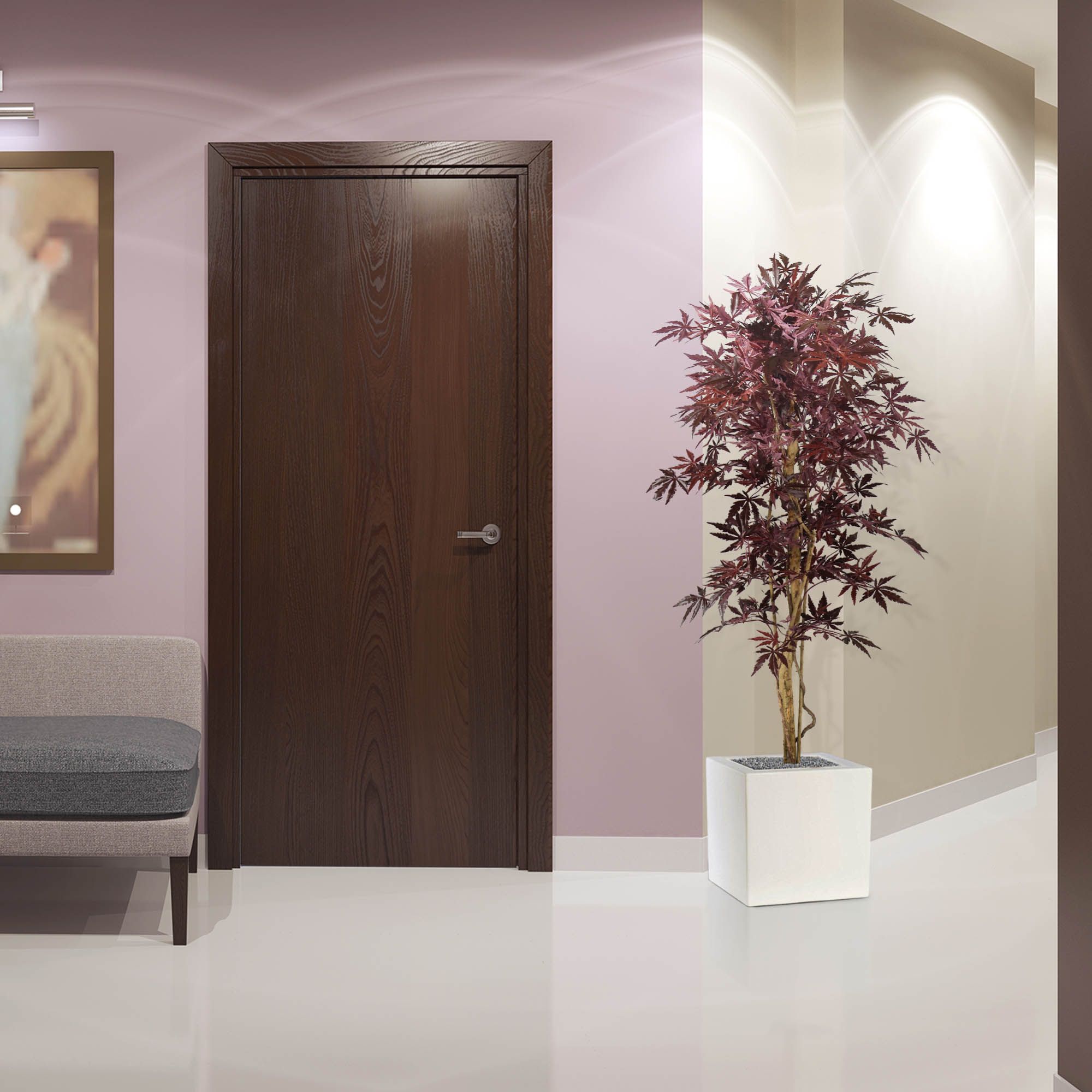 Acer kunstboom 145cm - burgundy