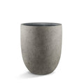 Grigio Tall Egg Pot D30xH35 Natural-Concrete / Antique White