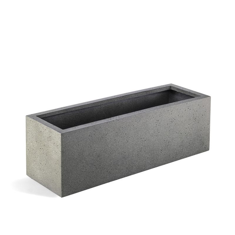 Grigio Balcony Box S Antique White / Natural Concrete / Antraciet 60x15x15cm
