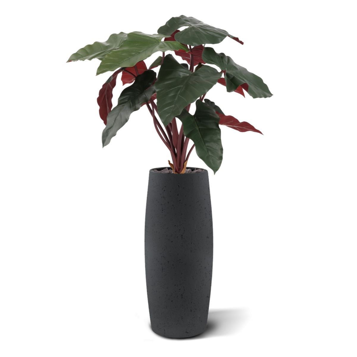 Philodendron kunstplant Deluxe 80cm Burgundy