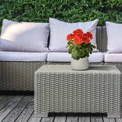 Kunst Geranium XL rood, uv-bestendig voor buiten 