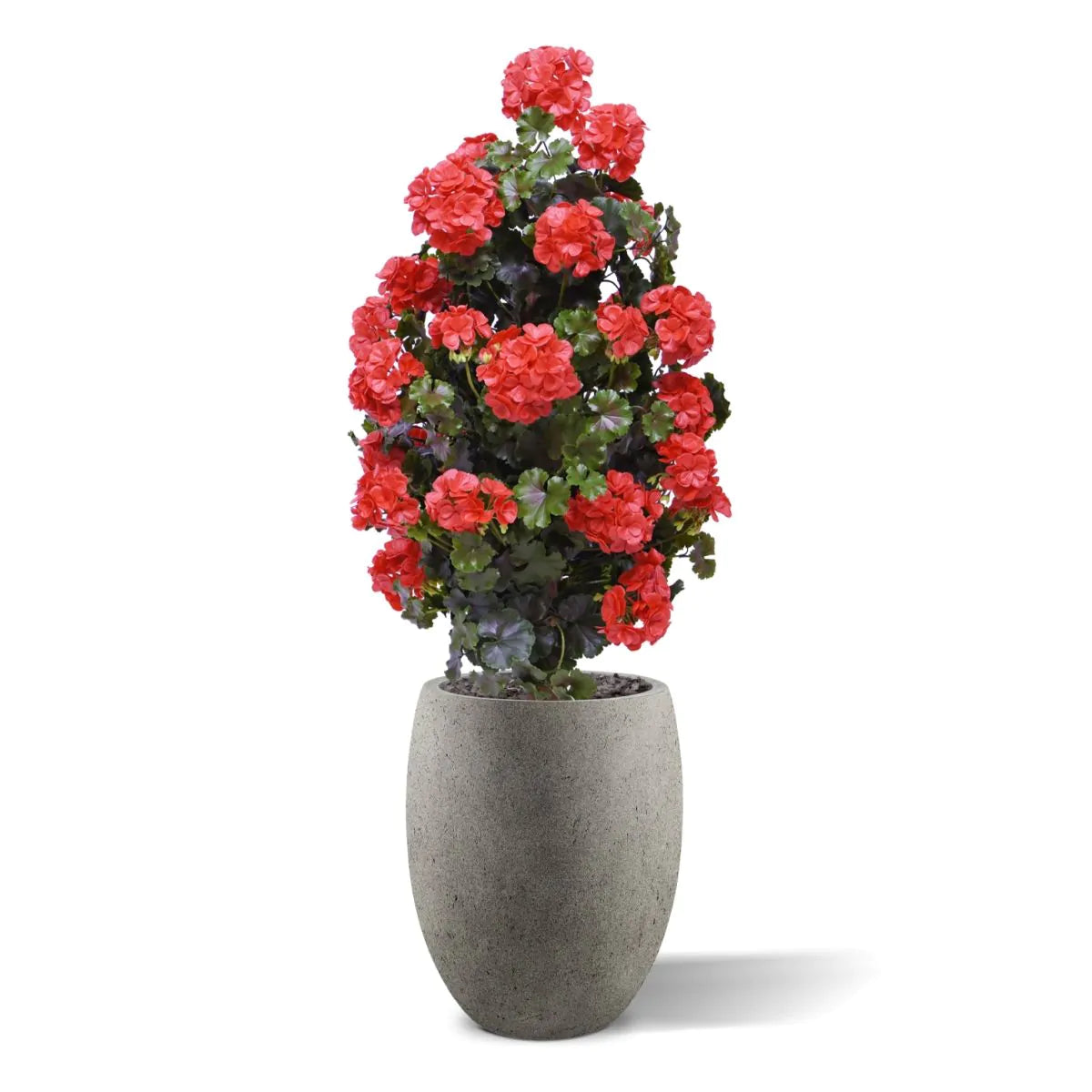 Geranium piramide rood UV kunstplant 110cm
