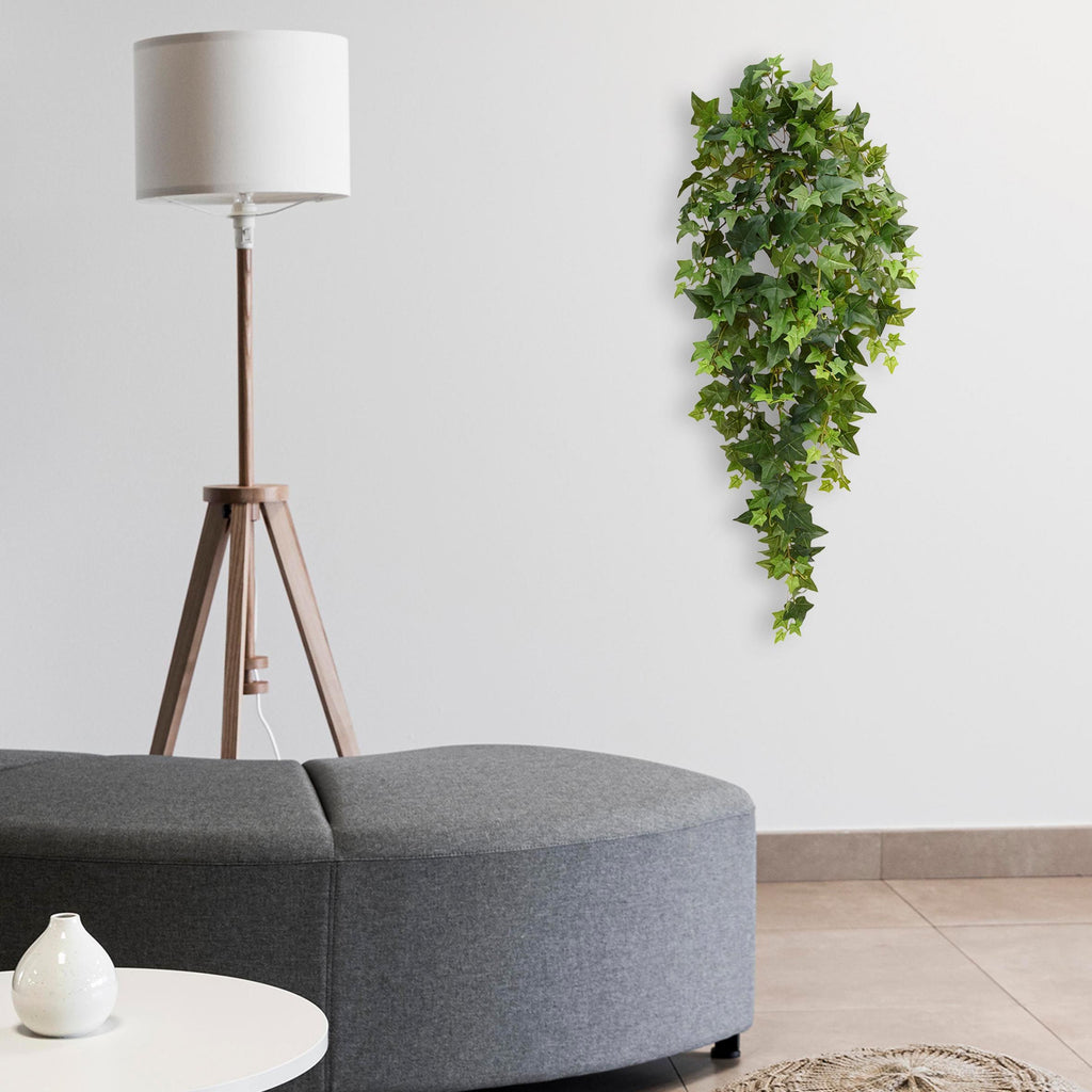 Hedera kunst hangplant 100cm - groen
