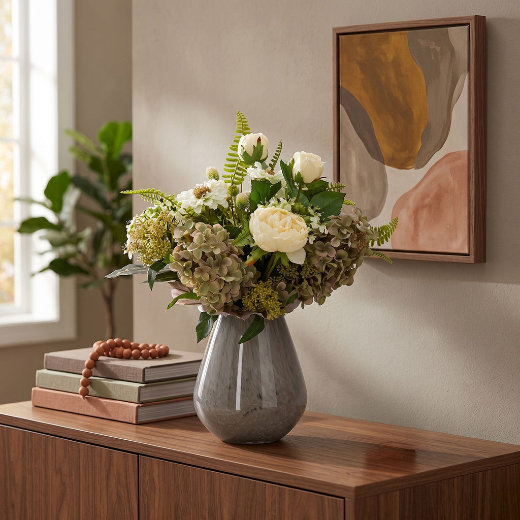 Kunst tafelboeket Doutzen Newcastle 45cm