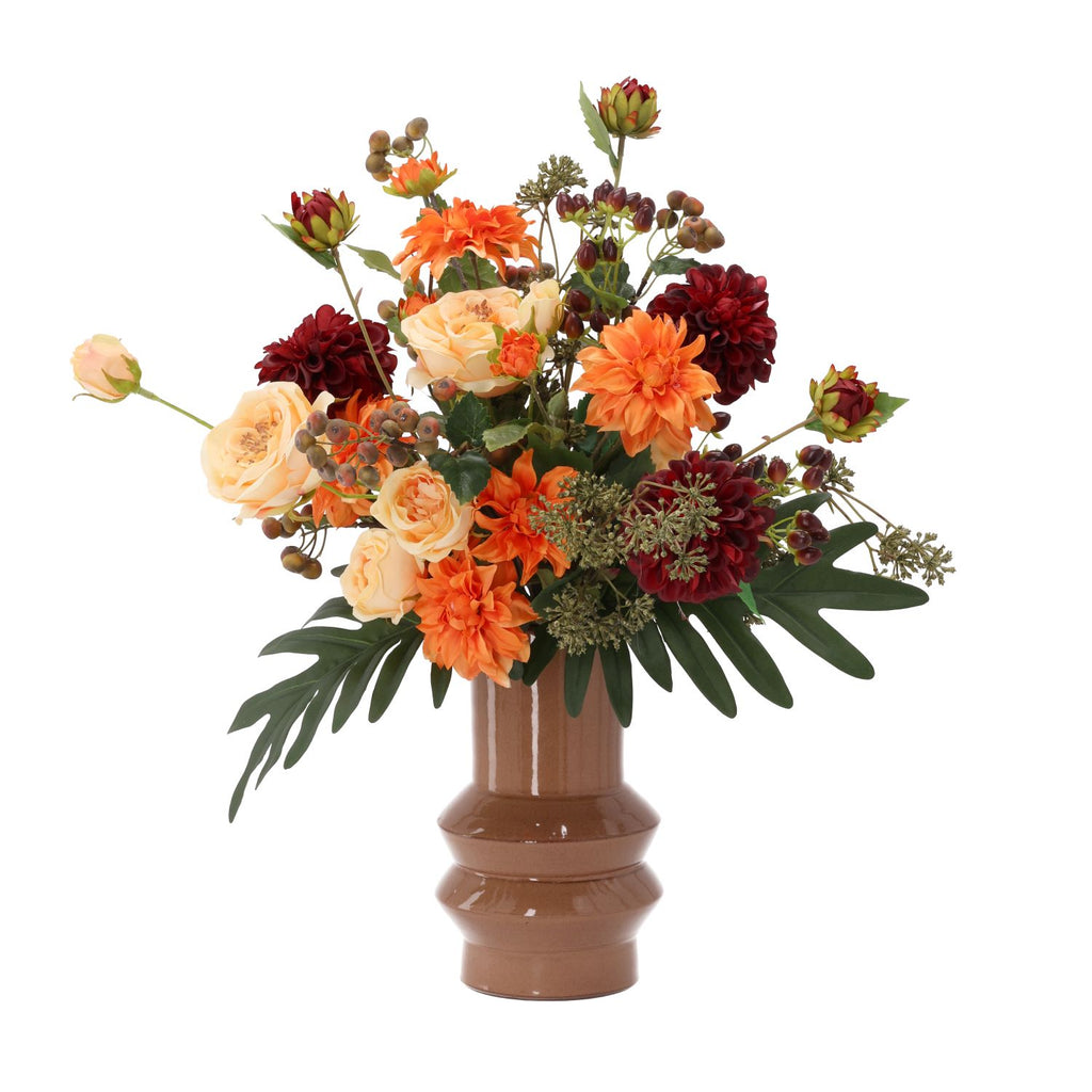 Kunst herfstboeket Tina Chicago 60cm