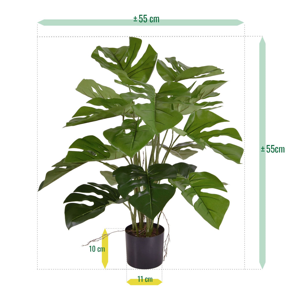 Monstera kunstplant 50cm
