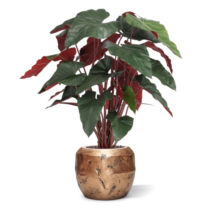 Philodendron XL kunstplant Deluxe 120cm Burgundy
