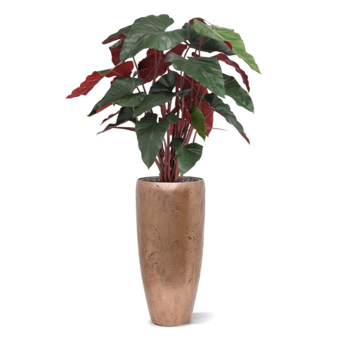 Philodendron XL kunstplant Deluxe 120cm Burgundy