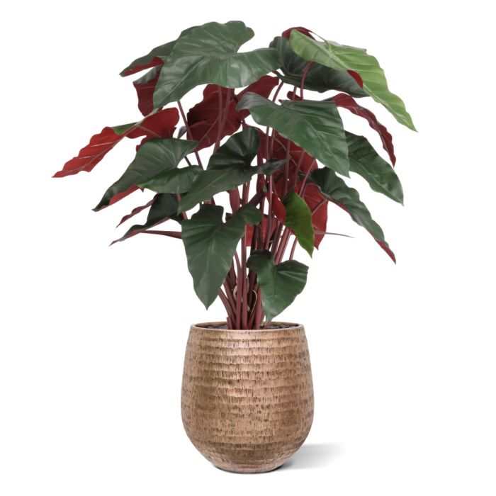 Philodendron XL kunstplant Deluxe 120cm Burgundy
