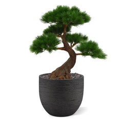 Kunst Bonsai Pinus boom 80 cm met 5 lagen UV-beschermd 